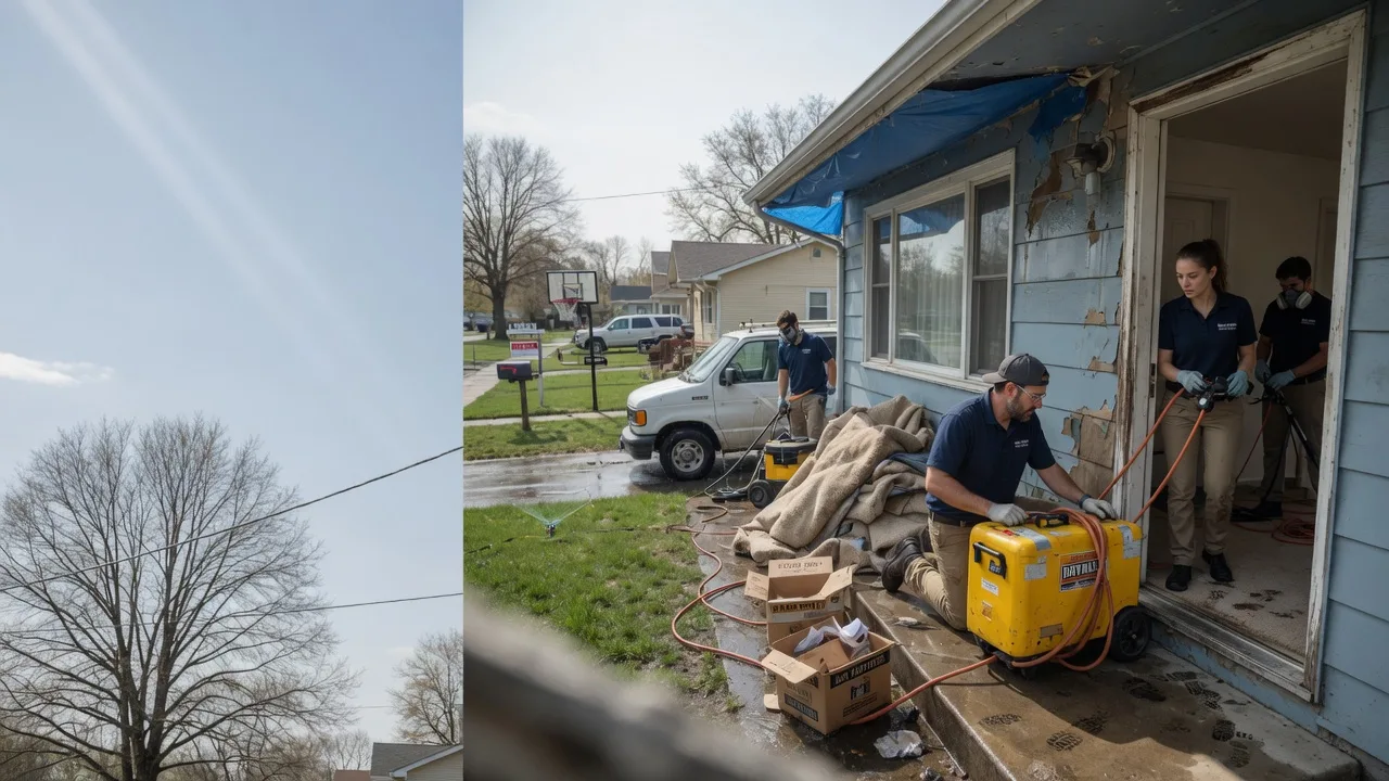 Basement Flood Cleanup in Kersey, PA near me
